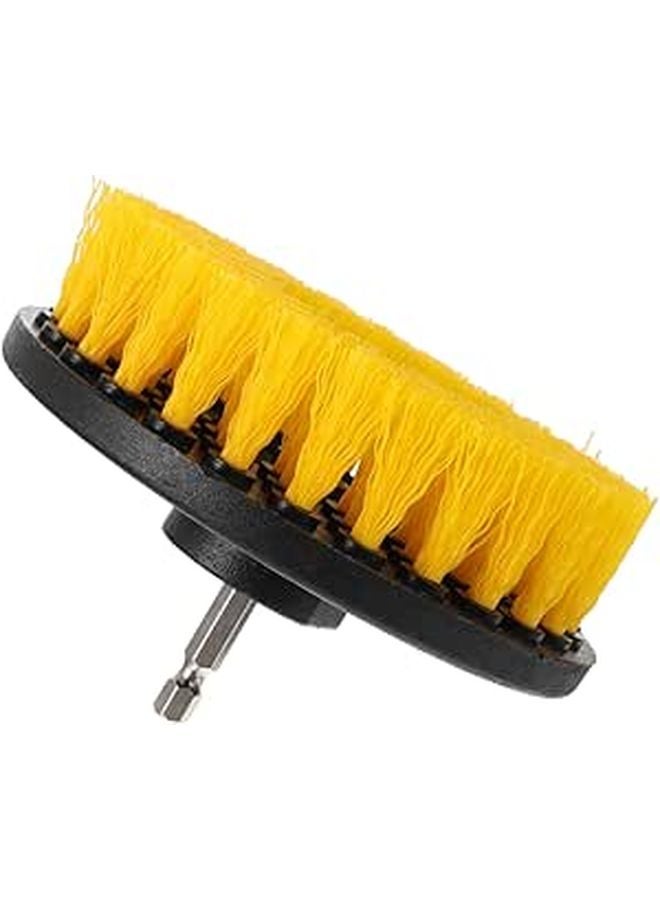 5 Inch Round Electric Drill Brush Set Portable Cleaning Tool For Kitchen Floor Scrubbing - Image 1