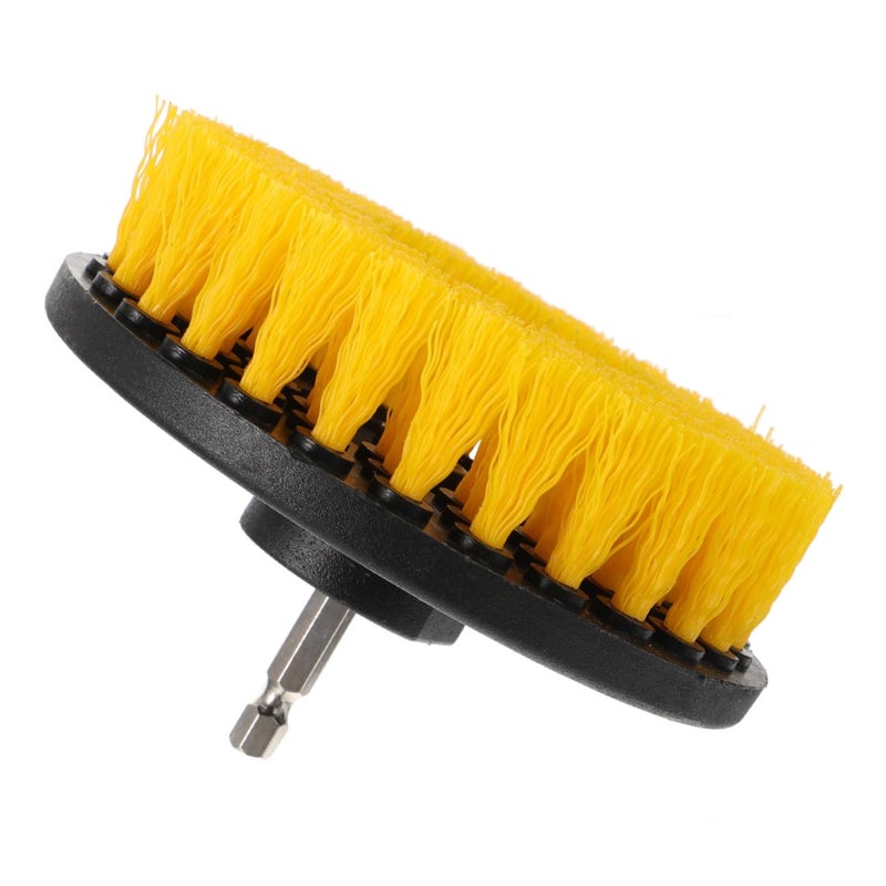 5 Inch Round Electric Drill Brush Set Portable Cleaning Tool For Kitchen Floor Scrubbing - Image 2