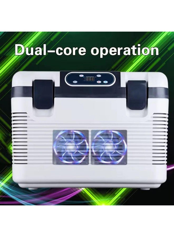 Tradeo 19L Portable Car Refrigerator Cooler and Warmer Electric Lunch Box 12V 24V 220V Travel Fridge - Image 3