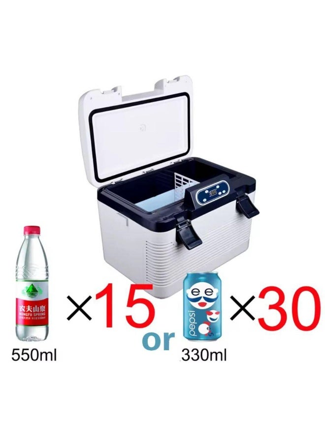 Tradeo 19L Portable Car Refrigerator Cooler and Warmer Electric Lunch Box 12V 24V 220V Travel Fridge - Image 4