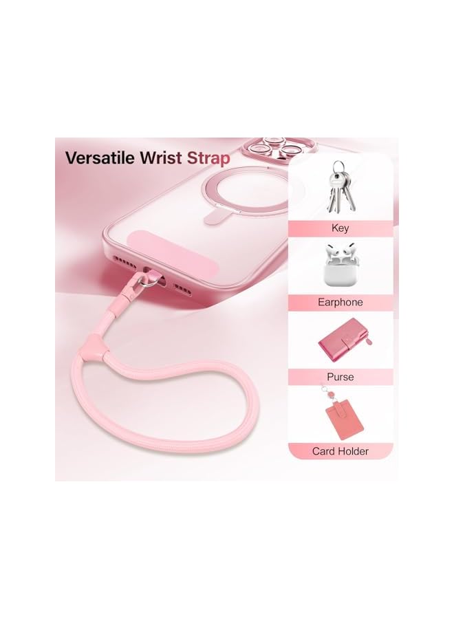 Green Tiger Hand Wrist Strap Lanyard, Adjustable Phone Wrist Strap, Universal Cell Phone Multifuctional Patch Lanyards Compatible with Most Smartphones for Women and Men (Pink) - Image 2