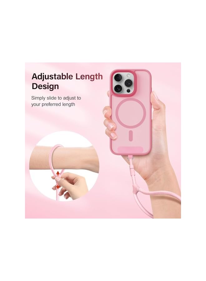 Green Tiger Hand Wrist Strap Lanyard, Adjustable Phone Wrist Strap, Universal Cell Phone Multifuctional Patch Lanyards Compatible with Most Smartphones for Women and Men (Pink) - Image 3
