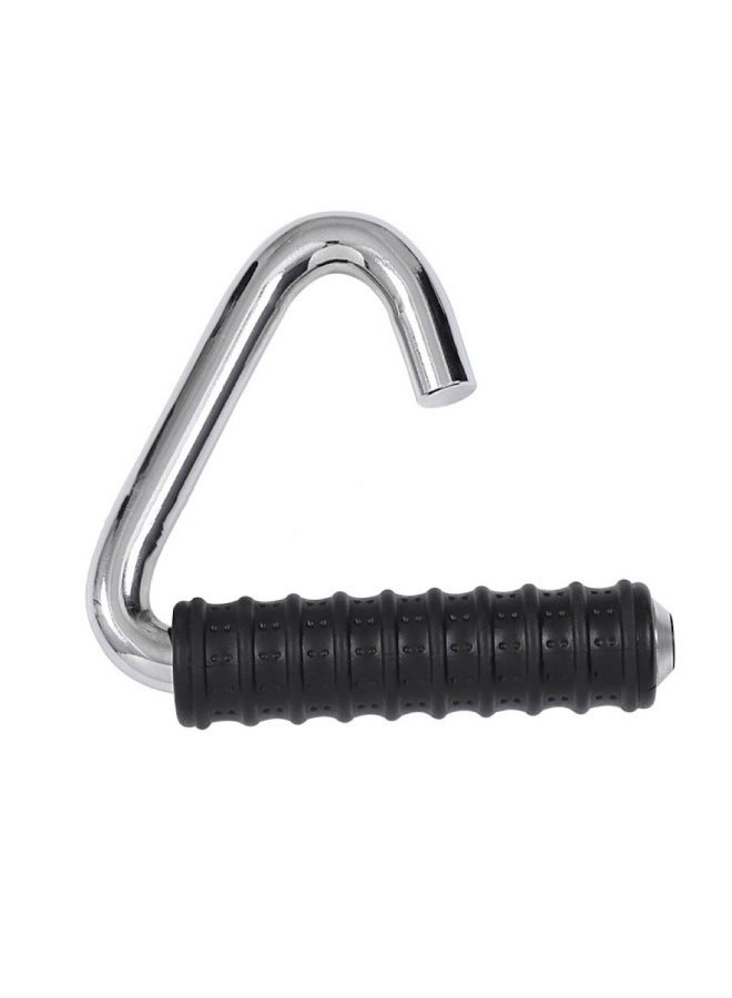 Hook Handle Fitness Hook Handle Fitness Handle Comprehensive Trainer Triceps Brachii Fitness Handle High Pull Down-Color:One U-shaped Handle  - Image 4