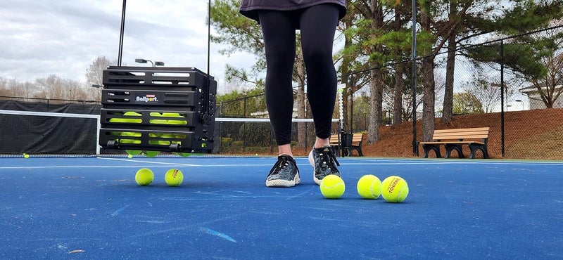 Tourna Mesh Carry Bag of 18 Pressureless Tennis Balls - Durable and Reusable - Image 3