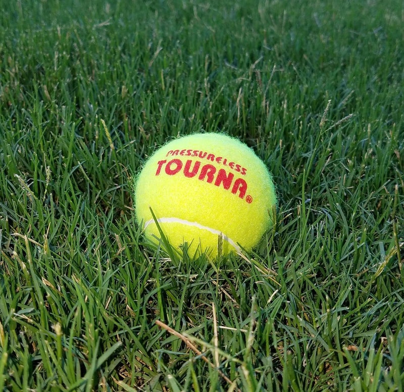 Tourna Mesh Carry Bag of 18 Pressureless Tennis Balls - Durable and Reusable - Image 4