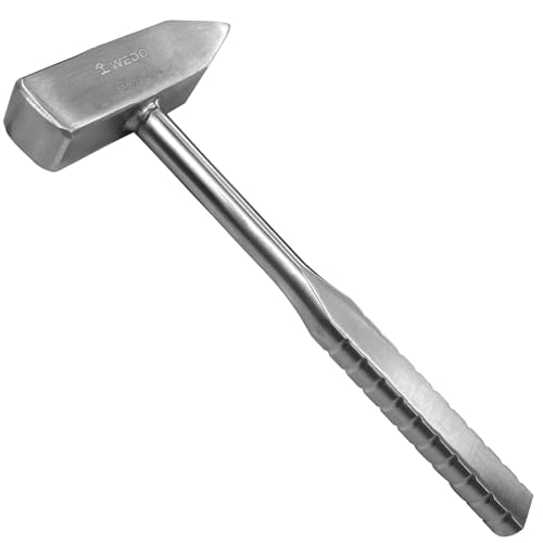 WEDO Stainless HammerCross Pein Engineerswith Flat handle Corrosion Resistant Rust Proof Durable Environmental friendly 500g - Image 1