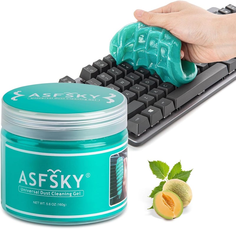 ASFSKY معجون السيارة، جل تنظيف السيارة، جل تنظيف السيارة، معجون تنظيف الغبار، أداة تنظيف لأجهزة الكمبيوتر والأجهزة اللوحية وأجهزة الكمبيوتر المحمولة، فتحات التهوية في السيارة، داخلية السيارة، المنزل، الطابعات، معجون تنظيف الإلكترونيات، شعر الحيوانات الأليفة - Image 1