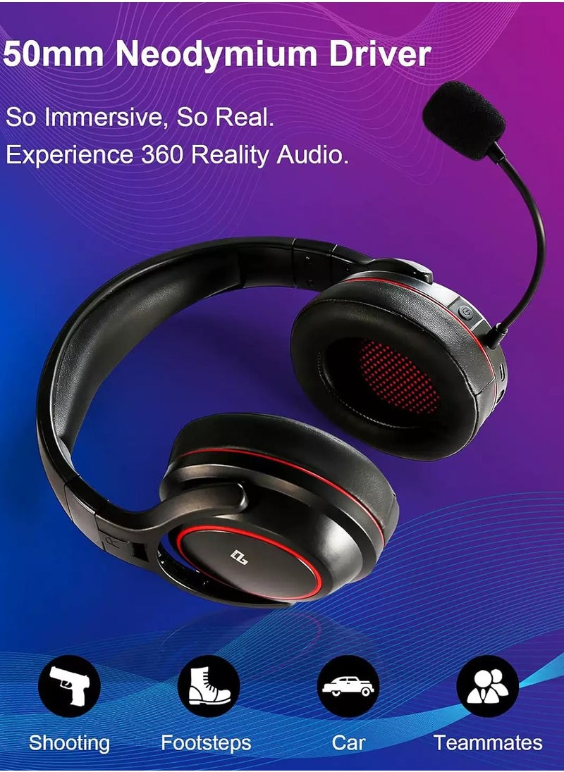 G2 Wireless,Wired 3.5MM Gaming Headset with Detachable Noise Cancelling Mic, Battery 18Hour - pzsku/Z117C4365EF65D9D7AE29Z/45/_/1726591441/efb6d778-9eeb-49d5-a4e7-528c117e033d