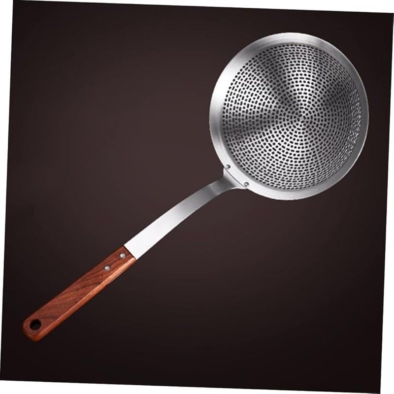 Unomor 304 Stainless Steel Fine Mesh Skimmer Spoon Long Handle Kitchen Utensil for Hot Pot Cooking and Frying - Image 5