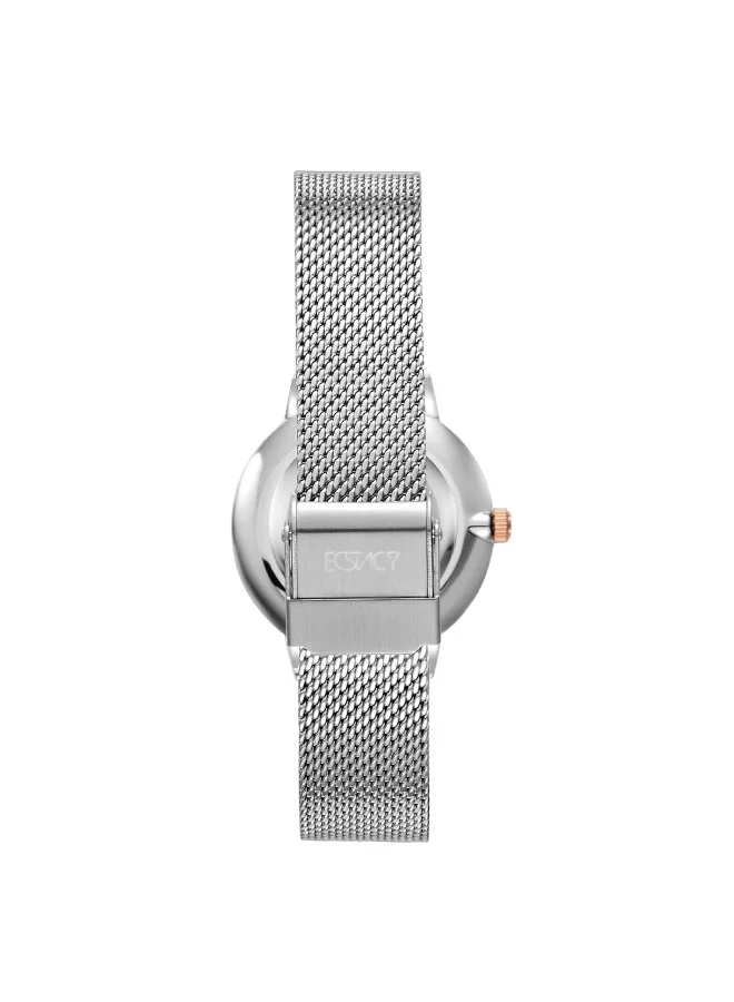 إكستاسي Women's Stainless Steel Analog Watch E23502-KMSS - 28 mm