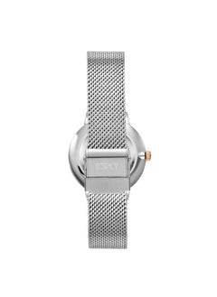 ECSTACY Ecstacy E23502-KMSS Women's Analog Display Watch & Stainless Steel Strap Silver  - Image 3