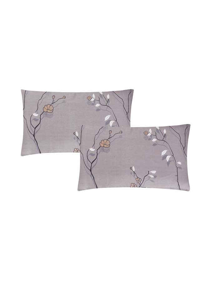 Hours comforter set with a durable and soft jacquard fabric and a modern and distinctive pattern that satisfies all tastes, 8 pieces, king size - Image 3