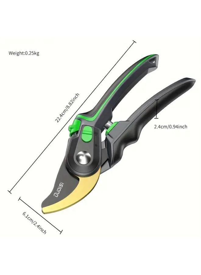 202B High Carbon Steel Pruning Scissors Manual Garden Shears For Branches Fruit Trees - Image 4
