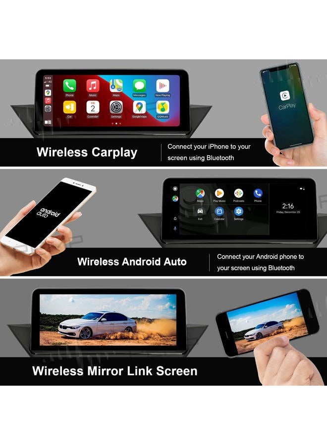 PEMP 10.25" Linux Head Unit for BMW X1 E84 CIC Wireless and Wired CarPlay Android Auto Screen Calls Using The OEM Bluetooth with a Pry Tool （2009-2015） - Image 4