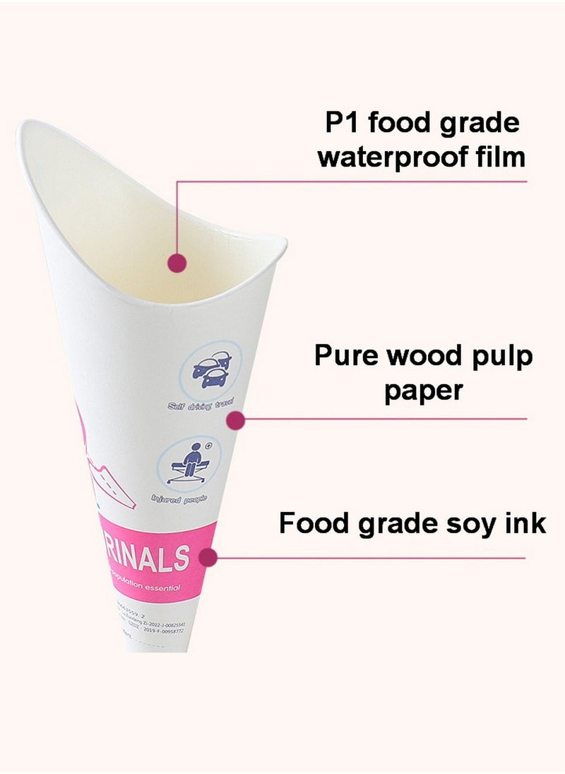 RATSAW - 20 Pack Disposable Female Urination Device Pee Funnel for Women Device Portable Girls Urinal Funnel Outside Standing Pee Disposable Cups for Camping  Hiking  Pregnant - Image 1