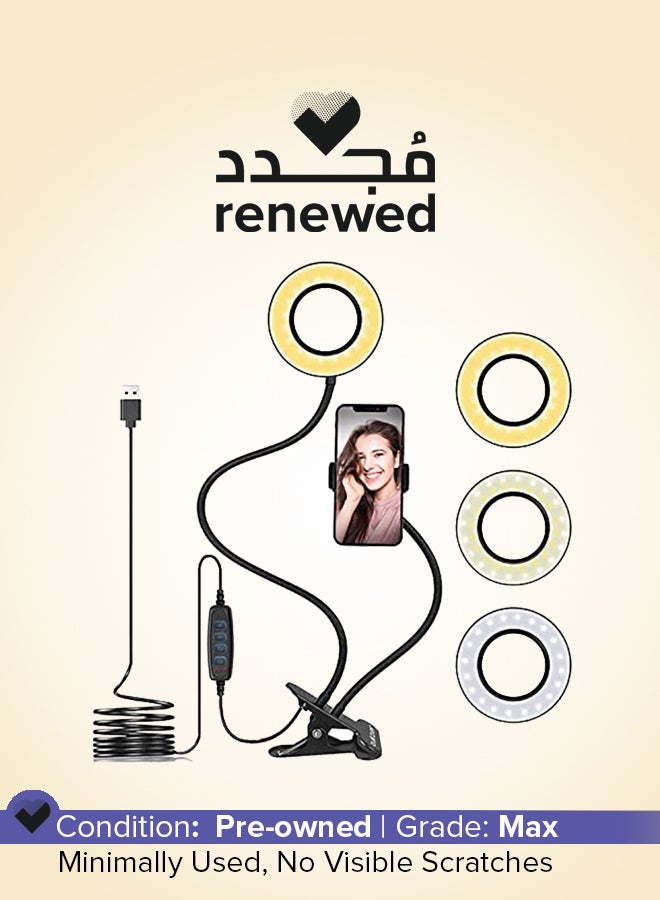 tuKZer Renewed - TZ-RL2 3.5" LED Selfie Ring Light  - Image 1