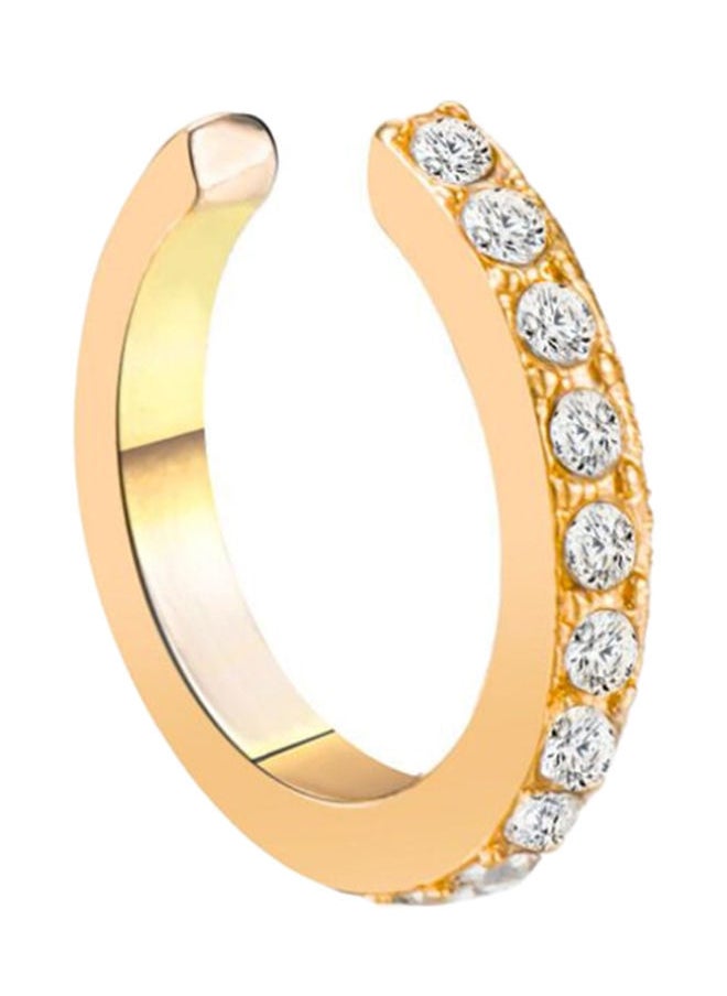 NIBEMINENT - Alloy Ear Cuffs With Rhinestone - Image 1
