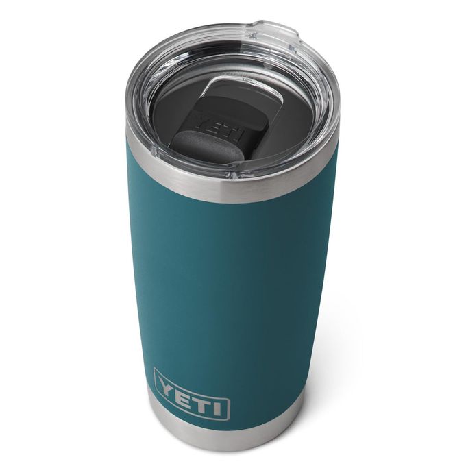 YETI Rambler 20 oz Tumbler, Stainless Steel, Vacuum Insulated with MagSlider Lid, Agave Teal - Image 1