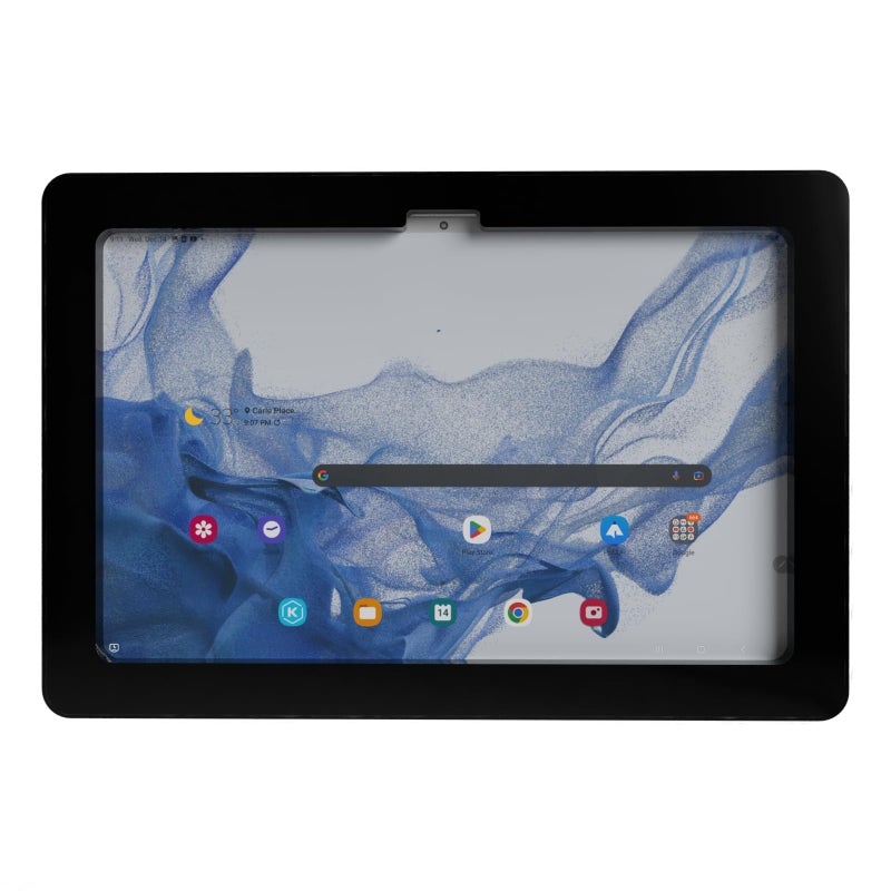 TABcare Security AntiTheft Acrylic VESA Enclosure for Samsung Galaxy TAB A9 11 with Wall Mount Kit Black TAB A9 11