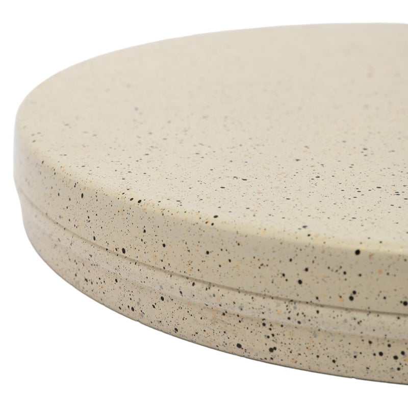 Bister Granite Basbousa Tray with Lid – Small Beige Round Non-Stick Speckled Baking Pan & Serving Dish for Basbousa, Cakes and Desserts - Image 5