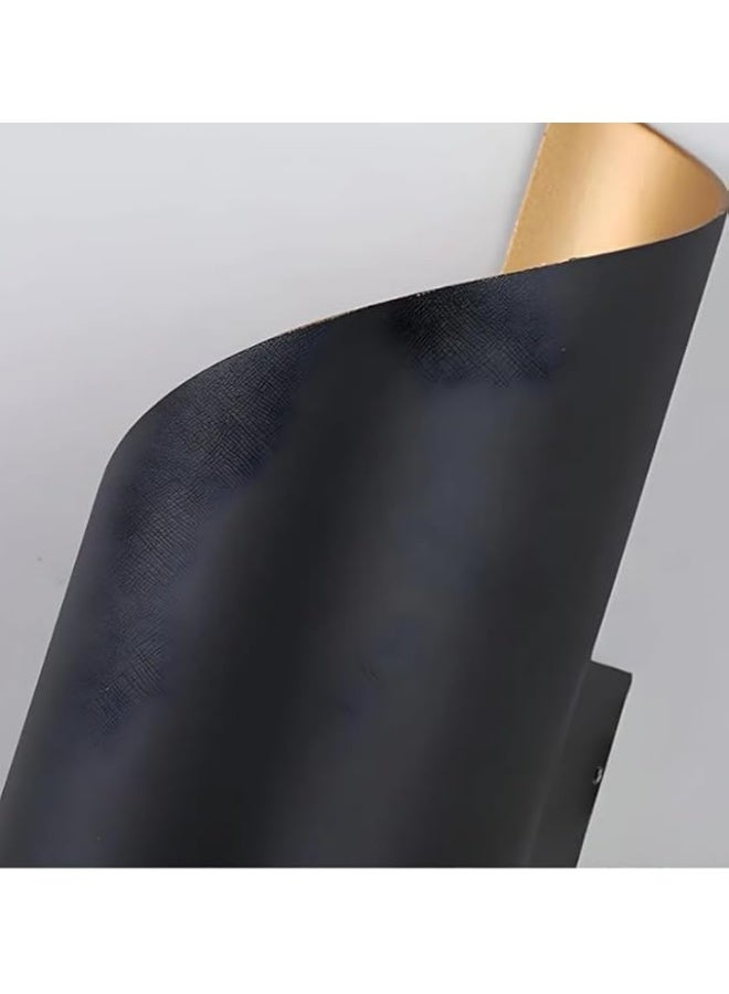 YD Modern Minimalist Up and Down LED Wall Sconce, Spiral Wave Design Accent Lamp, High-Lumen Architectural Light for Bedroom, Living Room, Hallway, and Office, Compact Vertical Sconce - Image 2