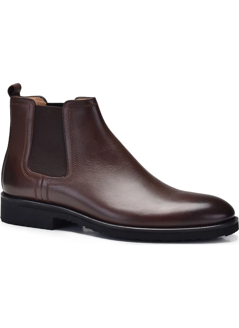 Nevzat Onay Brown Classic Chelsea Men's Boots -11411-