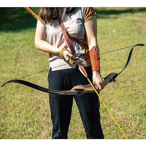 Deerseeker Outdoor Deerseeker Archery 62" Takedown Recurve Bow Set with Right Hand & Left-Handed Riser Laminated Limbs 20-60 lbs for Adults & Youth, Archery Practice & Bow Hunting - Image 5
