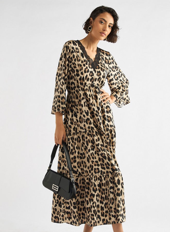 Splash FAV Leopard Print Dress - Image 2