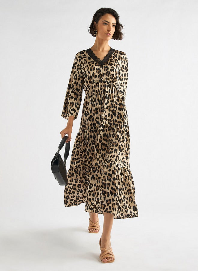 Splash FAV Leopard Print Dress - Image 1