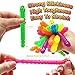 Glow Fever Colorful Stretchy Strings Sensory Fidget Worm Toys Party Favors Pack for Kids Adults Perfect Stocking Stuffers for Boys Girls - Image 4