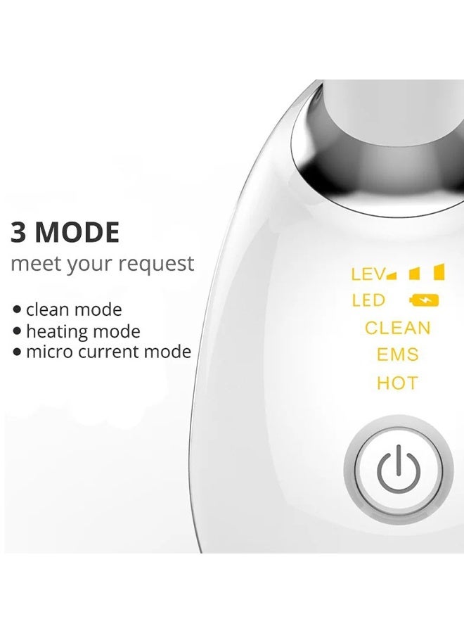 HS Intense Pulsed Light Wrinkles Reducing Instrument, Face And Neck Massager, Double Chin Reducer Vibration Massager, Skin Rejuvenation Beauty, Lifting And Tightening Sagging Skin Skin, 3 Llight Modes - Image 3