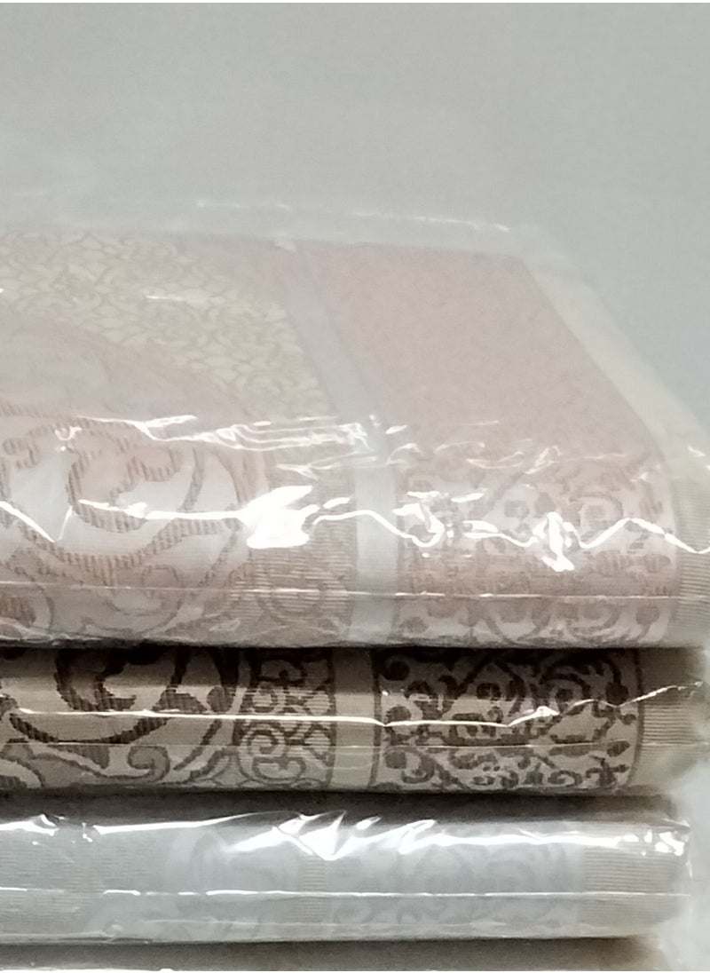 Generic - Orthopedic Prayer Rug | Padded Foam Cushion Janamaz Sajjada | Thick Soft Comfortable Islamic Prayer Carpet | Luxury Silk (Light Pink) - Image 1