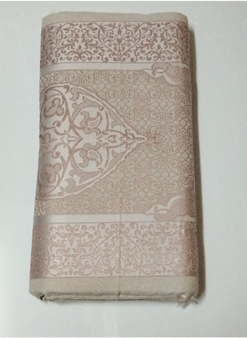 Generic - Orthopedic Prayer Rug | Padded Foam Cushion Janamaz Sajjada | Thick Soft Comfortable Islamic Prayer Carpet | Luxury Silk (Light Pink) - Image 1