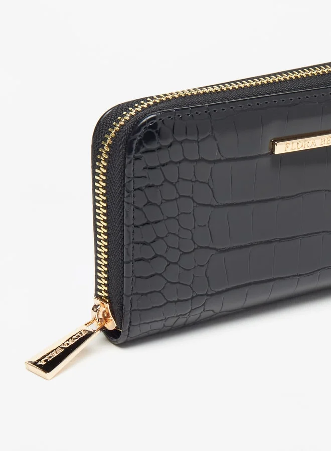 فلورا بيلا من شو إكسبرس Textured Zip Around Wallet