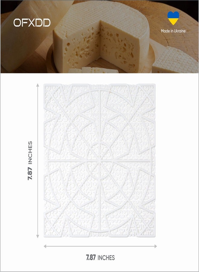 أوف إكس دي دي حصيرة تجفيف الجبن - عبوة من 5 قطع - شبكة بلاستيكية لإنضاج الجبن - حصائر بلاستيكية لتجفيف الجبن - Image 3