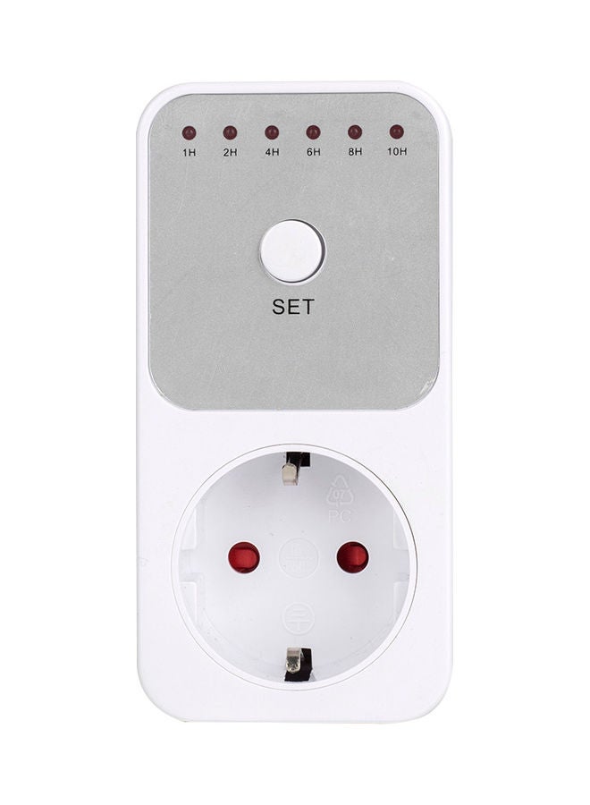 NIBEMINENT 240V Countdown Timer Socket White  - Image 1