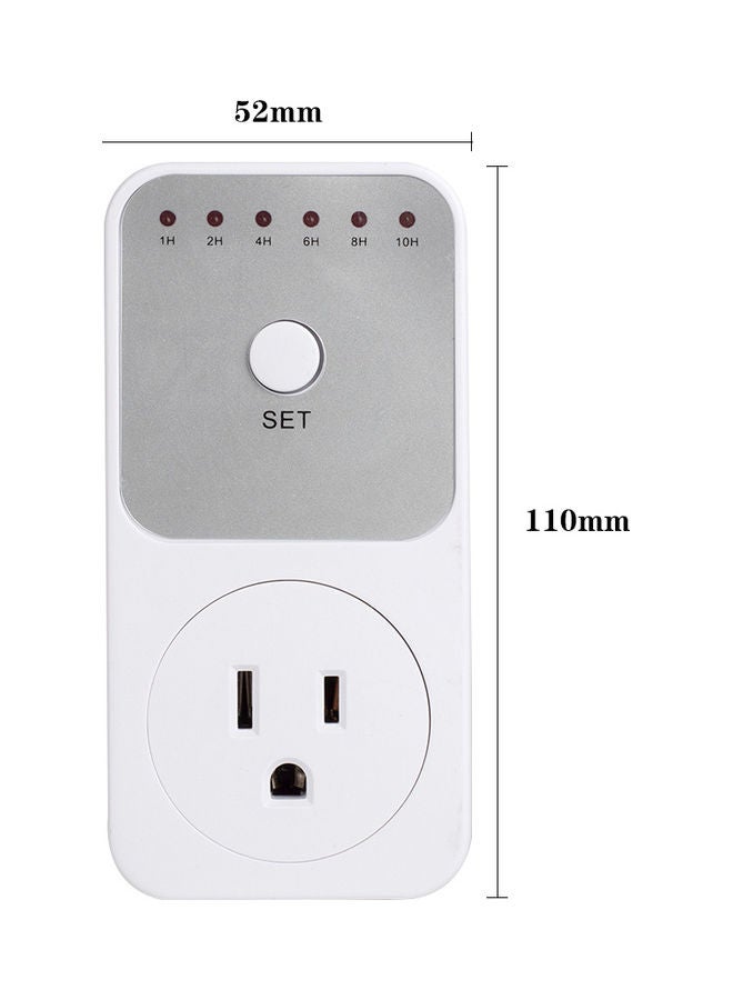 NIBEMINENT 240V Countdown Timer Socket White  - Image 3