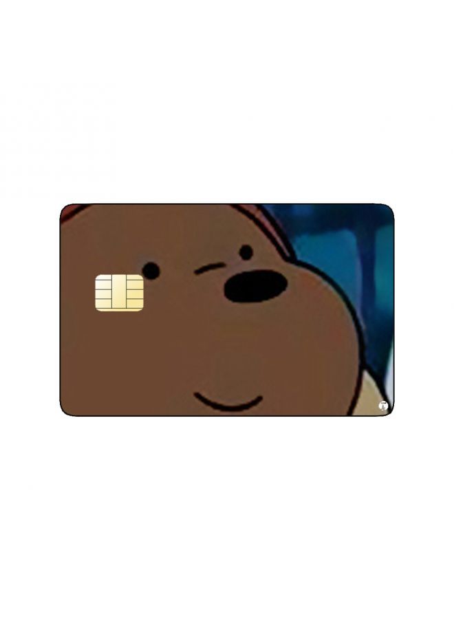 RKN PRINTED BANK CARD STICKER Animation We Bare Bears By Cartoon Network - Image 1