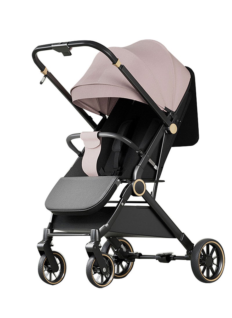 MaBaby - Baby Stroller, Can Sit And Lie,Three Point Safety Belt Lightweight Stroller For Travel, With Handle And Pocket - Image 1