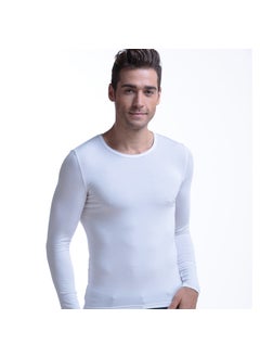 Generic Mens Slim Fit Thermal Long Sleeve Underwear Grey  - Image 2
