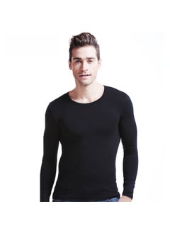 Generic Mens Slim Fit Thermal Long Sleeve Underwear Grey  - Image 3