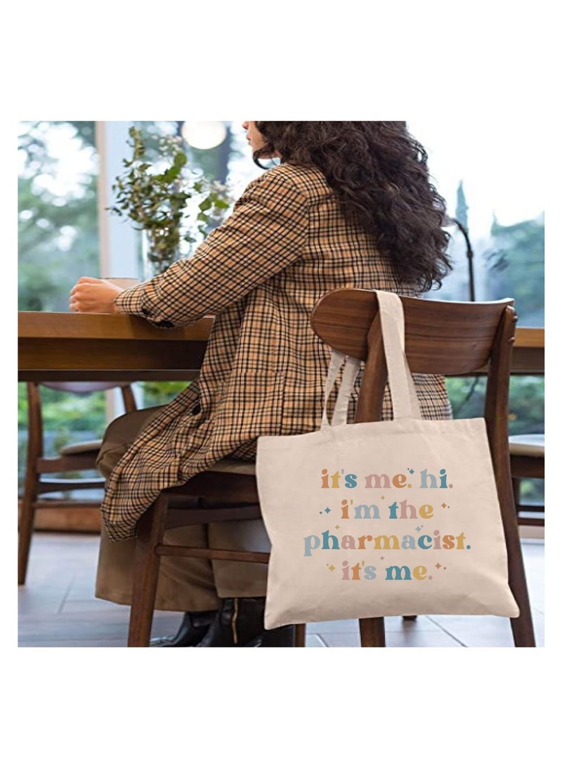 PRINTSHOP4ME Pharmacist Day Appreciation Canvas Tote Bag - Celebrating the Pharmacists Day - Shopping and Party Bag for Pharmacist Students - Teachers - Image 3