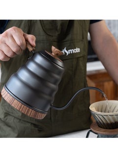 DIYANOO Electric Stainless Steel Gooseneck Kettle ±1℉ Temperature Control, Coffee Kettle Stainless Steel Inner, Quick Heating, for Pour Over Coffee, Brew Tea, Boil Hot Water, 1L Black coffee kettle  - Image 2