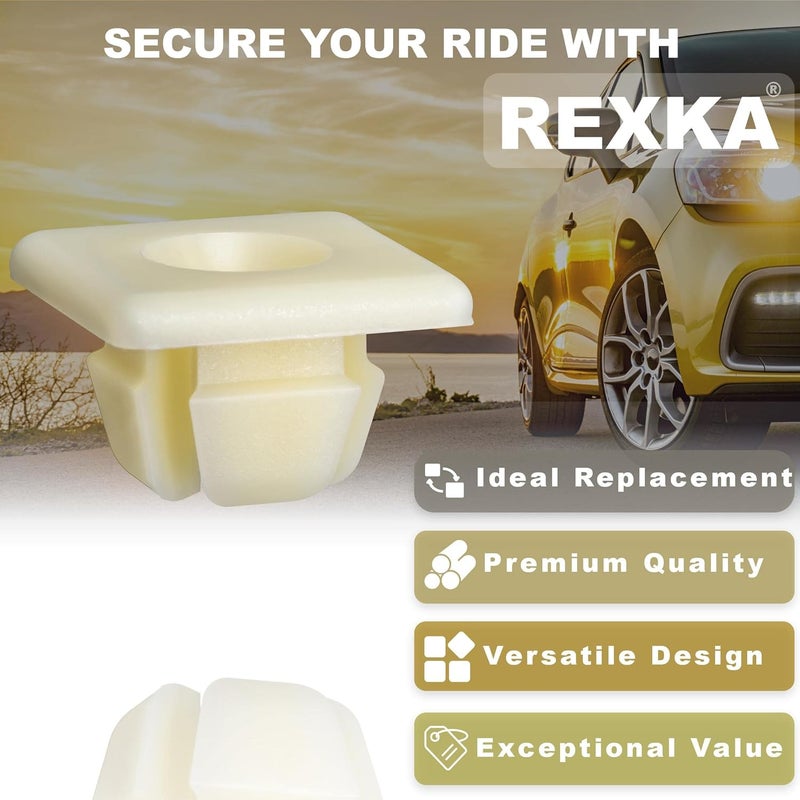 Rexka 50 pcs Nylon License Plate Nuts - Image 5