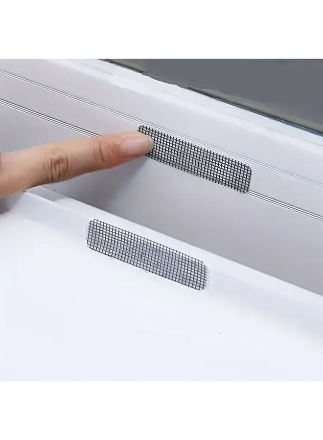 Gray 35Pcs Invisible Mosquito Guard Mesh Window Repair Tape Patch Holes - Image 4