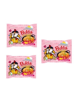 Samyang Samyang Buldak Hot Chicken Ramen Carbonara  Noodles 140 gm *3  - Image 1