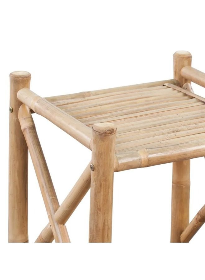 vidaxl vidaXL 5-Tier Square Bamboo Shelf - Image 2