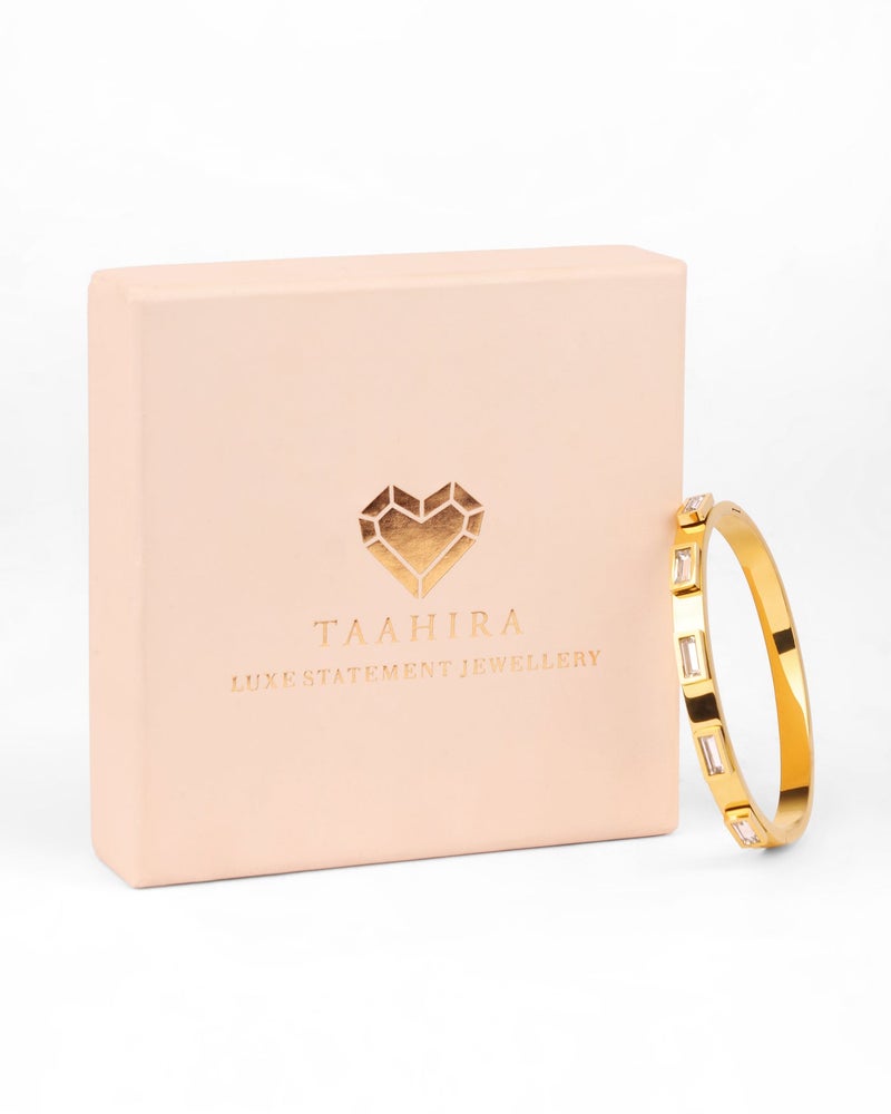 TAAHIRA 18K Gold Plated Women’s Bracelet – Waterproof, Anti-Tarnish, Everyday Wear - Image 4