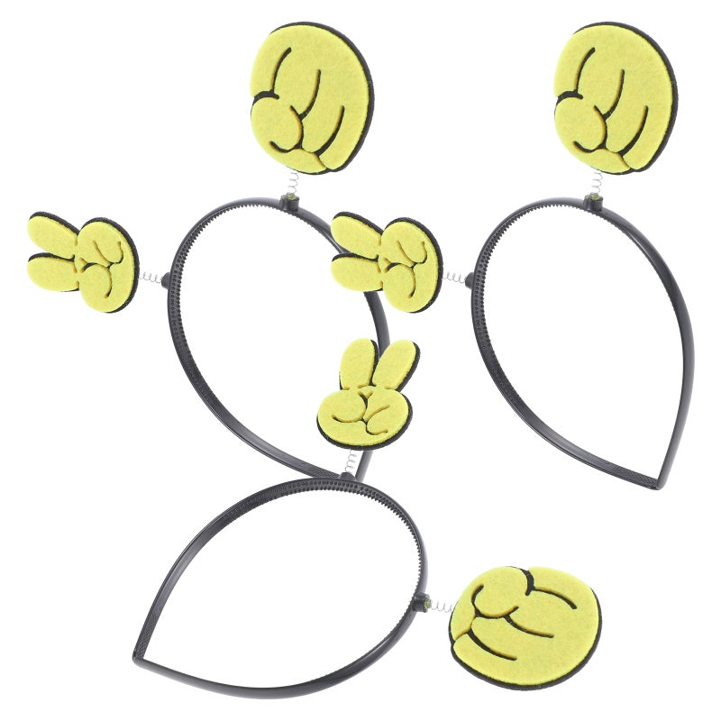 3pcs Funny Headband Cute Hairband Funny Party Headdress Party Hair Decoration - Image 1