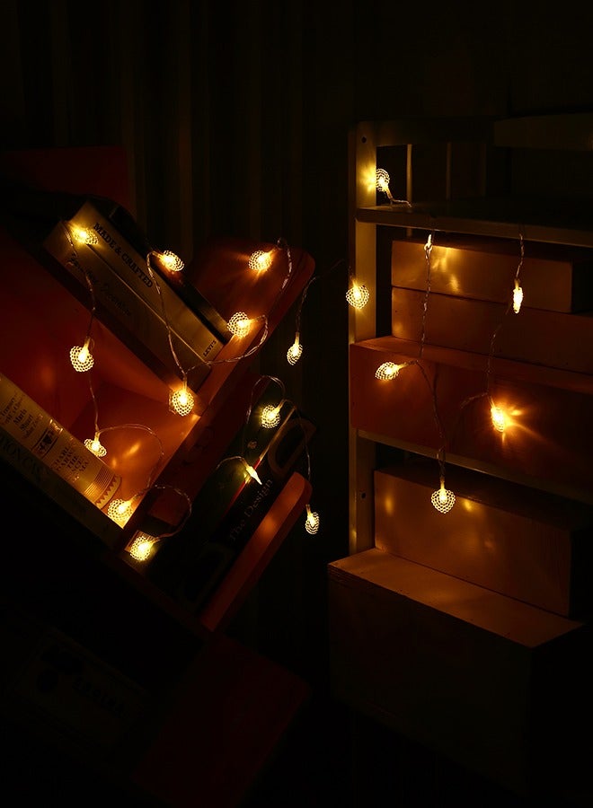 LAWAZIM Generic Plastic String 20 Lamps 16cm |String Lights,Indoor String Lights for Bedroom,Classroom,Outdoor String Lights for Patio,Garden,Party,Wedding - Image 2